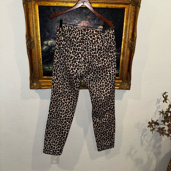 Scotch & Soda Brown Leopard Print Slim Chino Women’s Casual Pants Size 31/32 - Picture 5 of 7